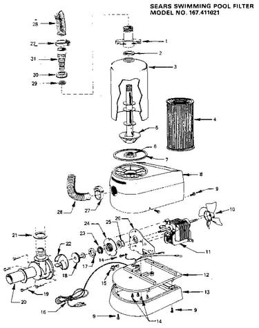Swimming pool filter