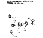 Sears 167411021 swimming pool filter diagram
