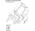 Craftsman 536884232 handle assembly diagram