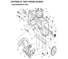 Craftsman 536884232 auger housing diagram