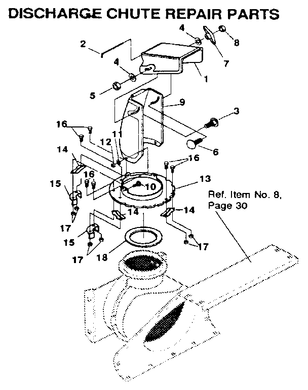 Discharge chute