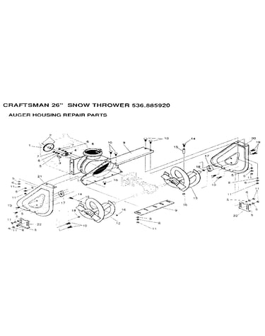 Auger housing
