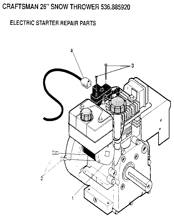 Electric starter