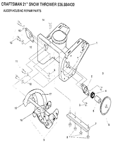 Auger housing