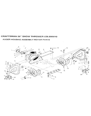 Auger housing assembly