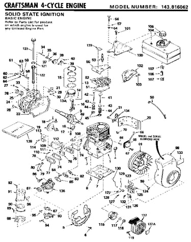 Craftsman 4-cycle engine