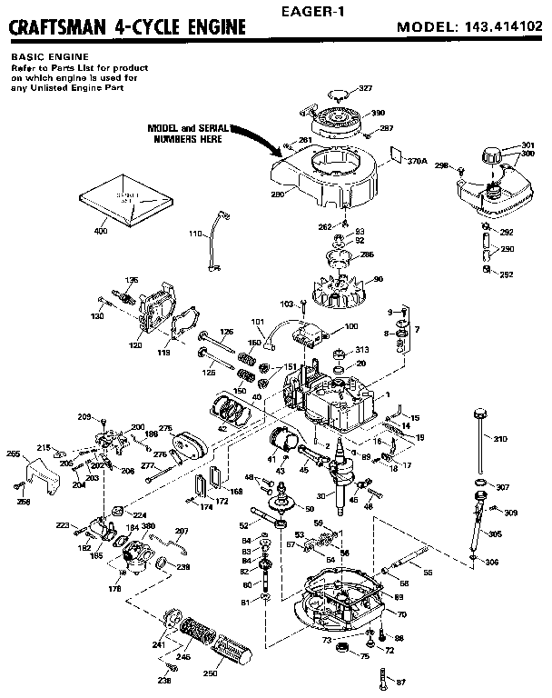 Craftsman 4-cycle engine
