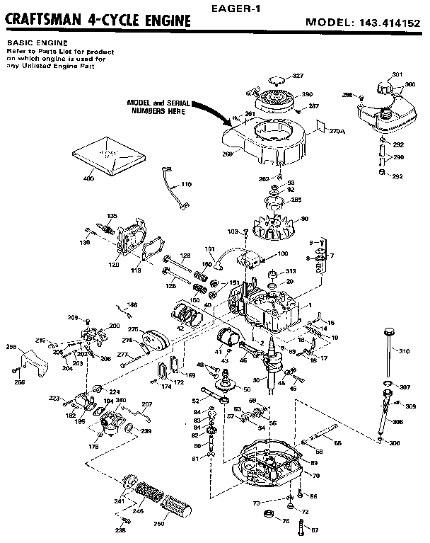 Craftsman 4-cycle engine