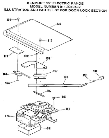 Door lock section