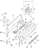 Backguard section