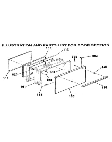 Door section