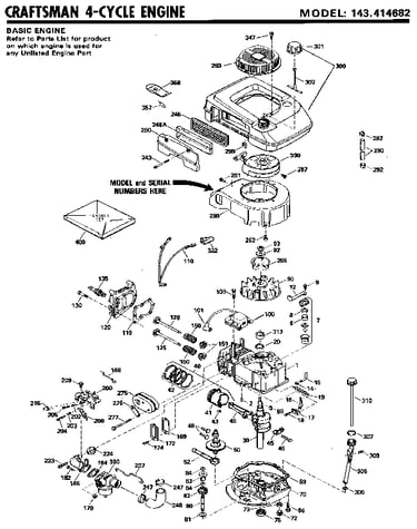 Craftsman 4-cycle engine