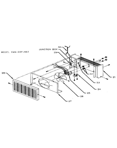 Blower kit 1591 (9fg41-opt. fan accessory)