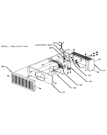Blower kit 1591 (9fg41-opt. fan accessory)