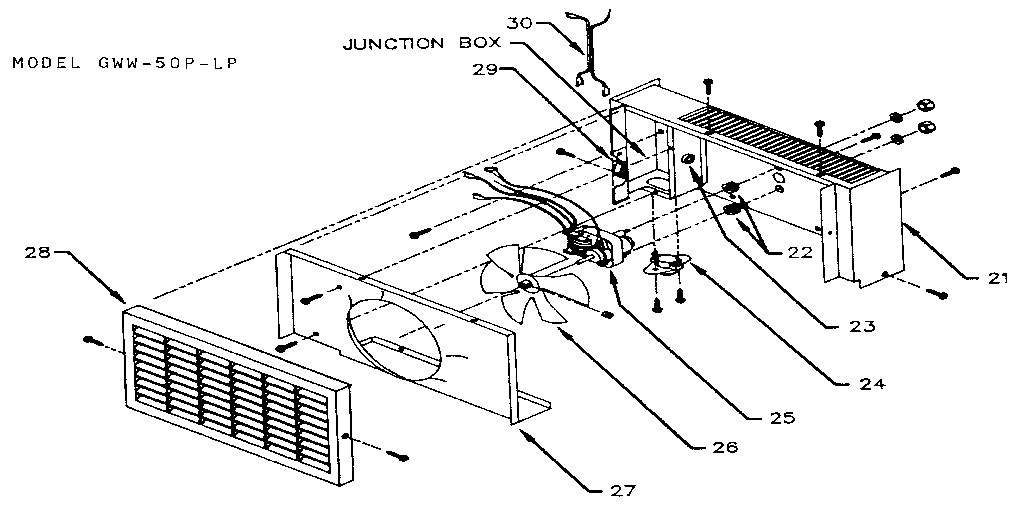 Blower kit 1591 (9fg41-opt. fan accessory)
