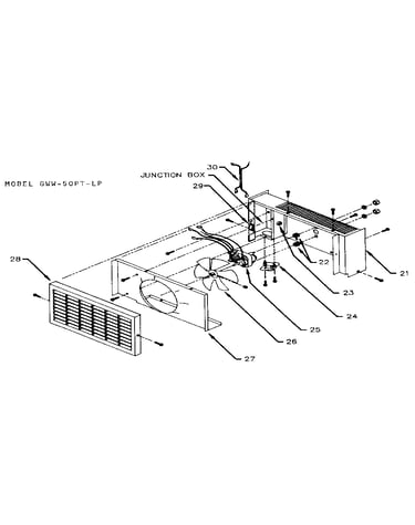 Blower kit 1591 (9fg41-opt. fan accessory)