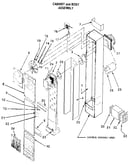 Cabinet and body assembly