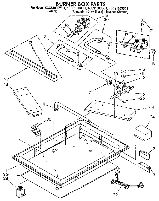 Burner box
