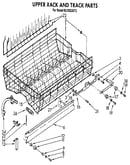 Upper rack and track