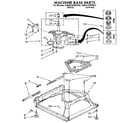 KitchenAid KAWE460WAL2 machine base diagram