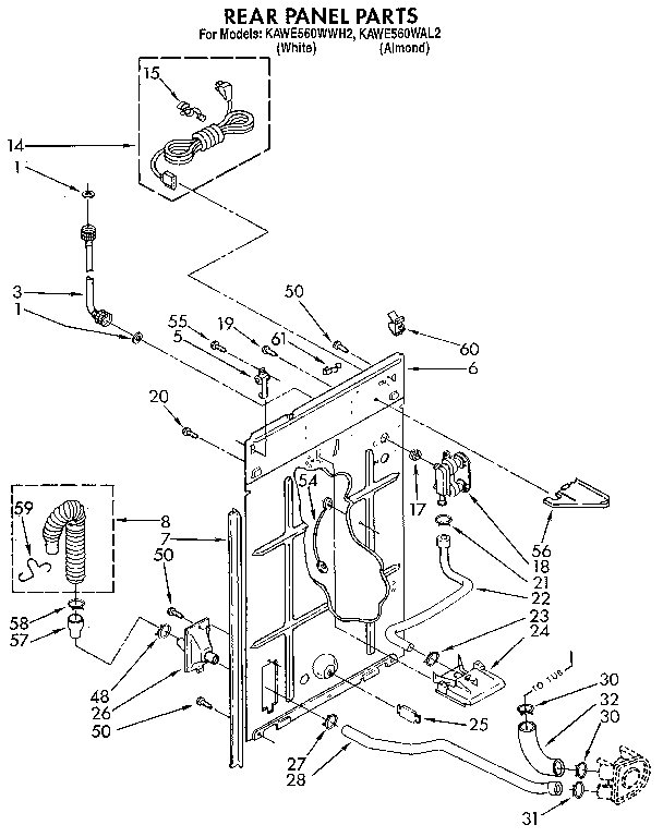 Rear panel