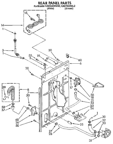 Rear panel