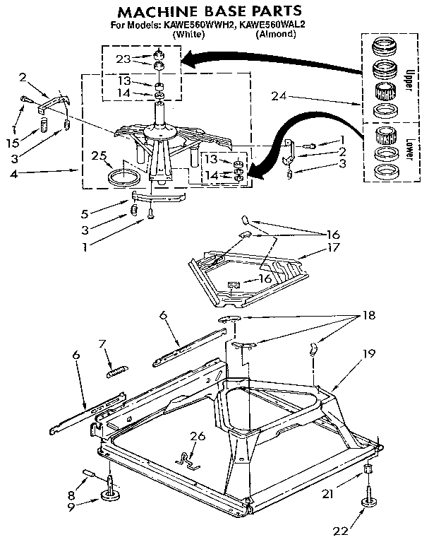 Machine base