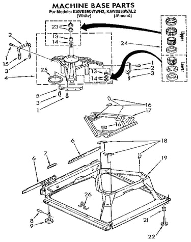 Machine base