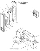 Cabinet and body assembly