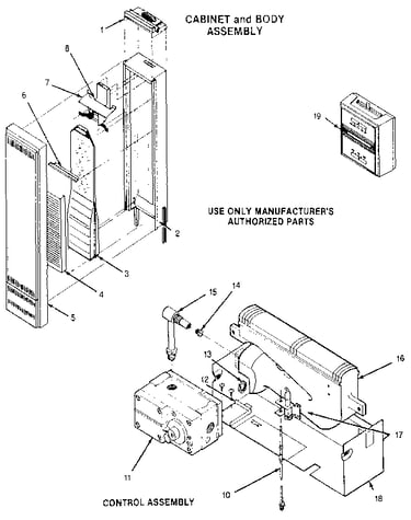 Cabinet and body assembly