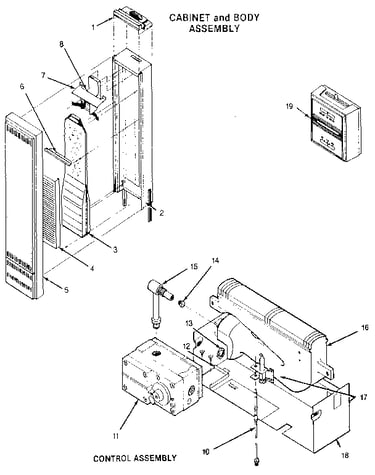 Cabinet and body assembly
