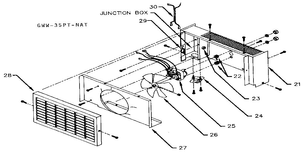 BLOWER KIT 1591 (9FG41-OPT. FAN ACCESSORY)