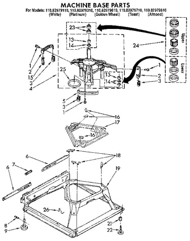 Machine base