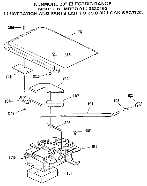 DOOR LOCK SECTION