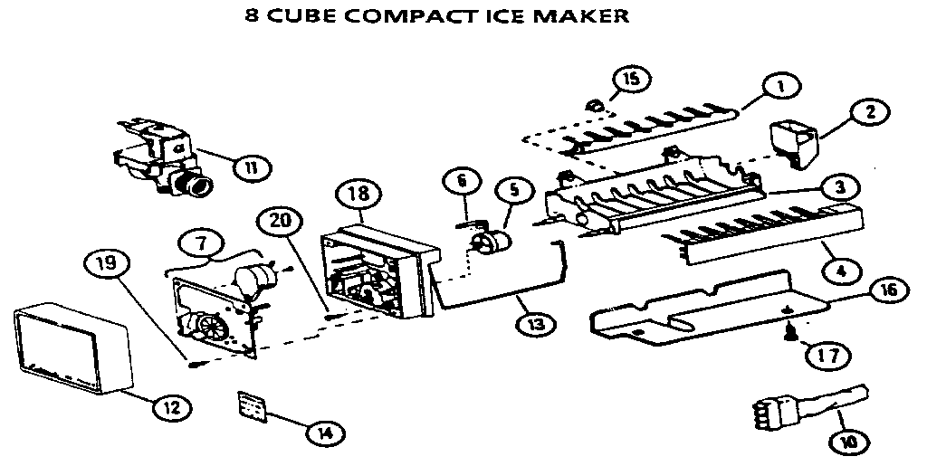 Icemaker compact