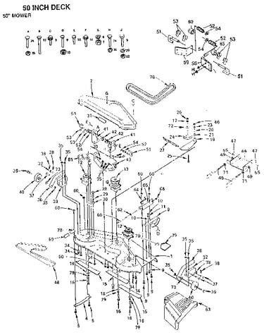 50" mower