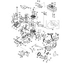 Tecumseh HM80-155448P replacement parts diagram