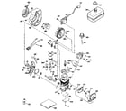 Tecumseh HSK600-1677P replacement parts diagram