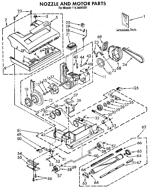 Nozzle and motor