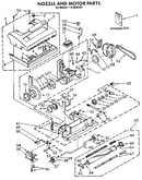 Nozzle and motor