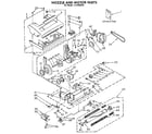 Kenmore 1163926583 nozzle and motor diagram