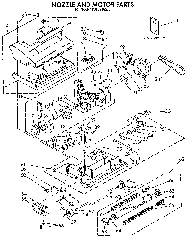 Nozzle and motor
