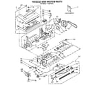 Kenmore 1163916583 nozzle and motor diagram