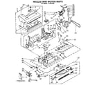 Kenmore 1163957583 nozzle and motor diagram