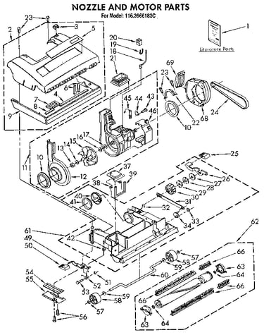 Nozzle and motor