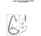 Kenmore 1163926583C hose and attachment diagram