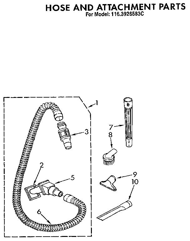 HOSE AND ATTACHMENT