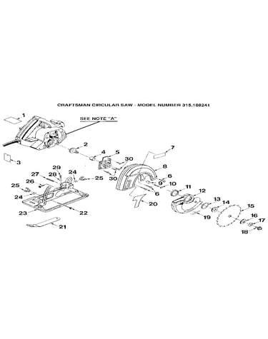 Base and blade assembly