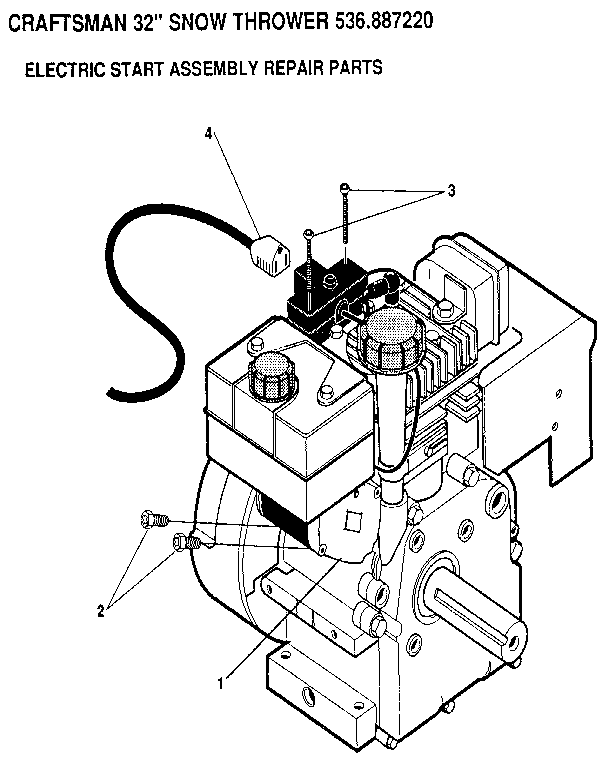 Electric start assembly repair