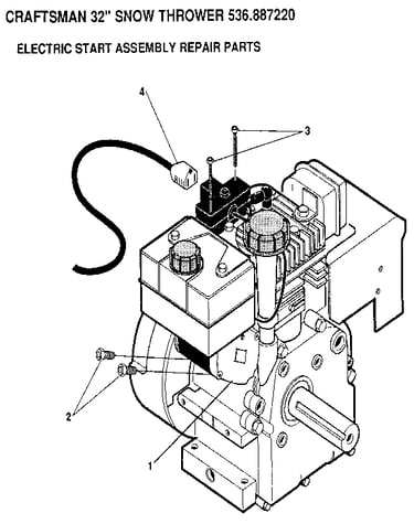 Electric start assembly repair